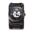 Rockwell Utah State Aggies Assassin Leather Watch - Men, Black