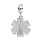 Insignia Collection Sterling Silver Star Of Life Charm, Women's, Multicolor