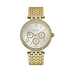 Caravelle New York By Bulova Women's Crystal Stainless Steel Watch - 44n109, Yellow