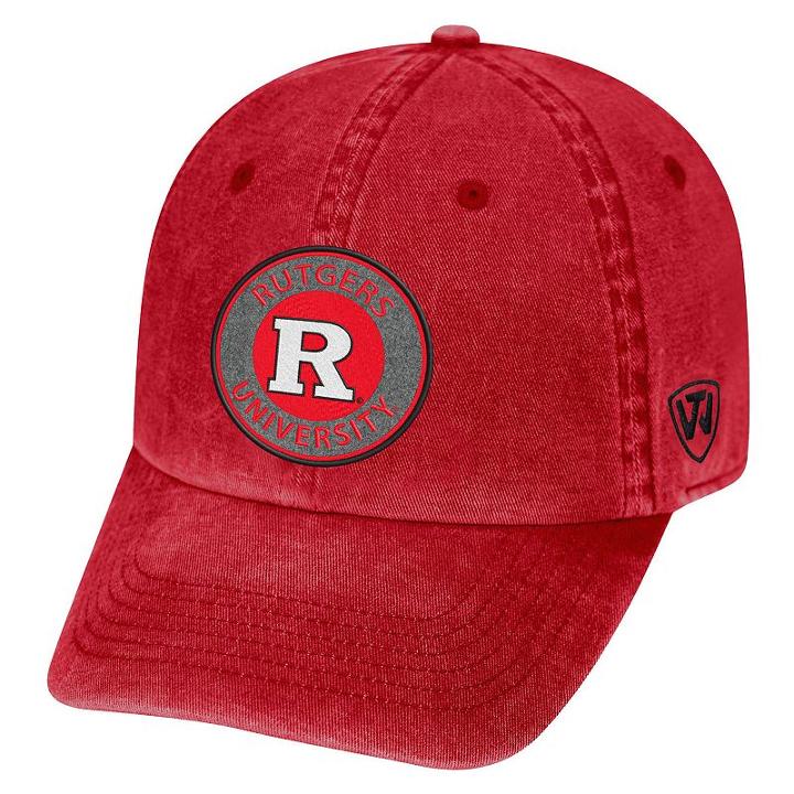 Adult Rutgers Scarlet Knights Fun Park Vintage Adjustable Cap, Men's, Med Red