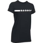Women's Under Armour Branded Wordmark Short Sleeve Graphic Tee, Size: Xl, Black