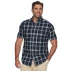 Big & Tall Croft & Barrow&reg; Classic-fit Easy-care Button-down Shirt, Men's, Size: M Tall, Dark Blue