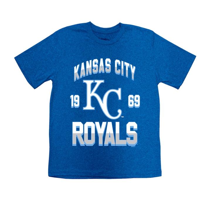 Boys 8-20 Kansas City Royals Stitches Basic Tee, Size: L 14-16, Blue