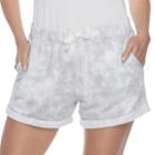 Juniors' So&reg; Cuffed French Terry Shorts, Teens, Size: Medium, Light Grey