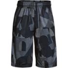 Boys 8-20 Under Armour Stunt Shorts, Size: Medium, Red Overfl