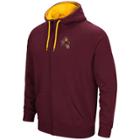 Men's Campus Heritage Arizona State Sun Devils Zip-up Hoodie, Size: Medium, Dark Red