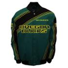 Men's Franchise Club Oregon Ducks Warrior Twill Jacket, Size: 3xl, Green