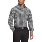 Men's Chaps Classic-fit Stretch Button-down Shirt, Size: Xl, Black
