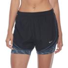 Women's Nike Dry 2-in-1 Tempo Running Shorts, Size: Medium, Grey (charcoal)