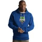 Men's Antigua Seattle Sounders Victory Logo Hoodie, Size: Xxl, Dark Blue