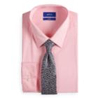 Men's Apt. 9&reg; Slim-fit Dress Shirt & Tie Set, Size: L-34/35, Dark Pink
