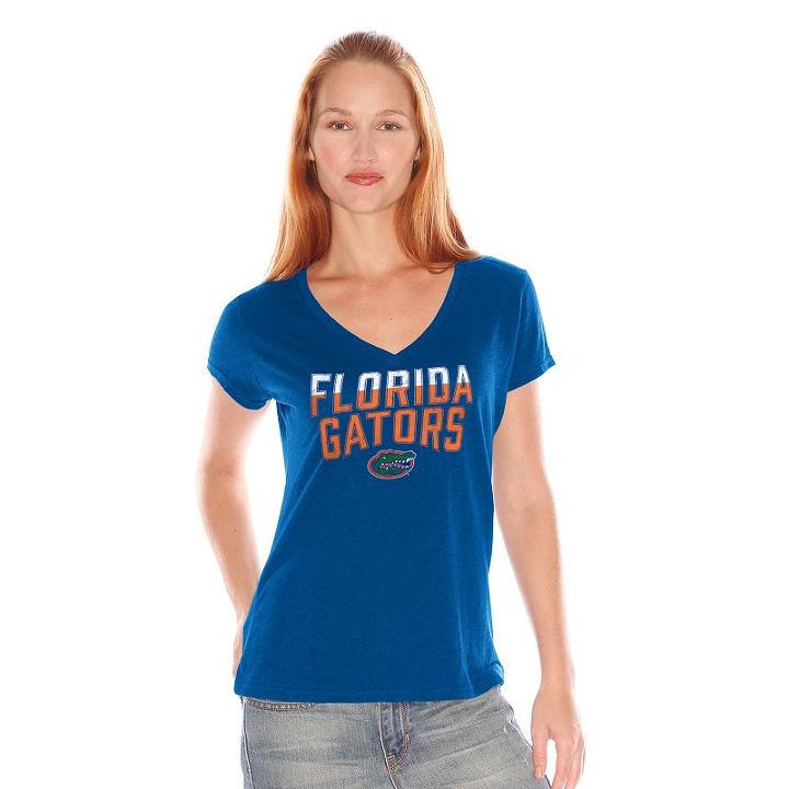 Women's Florida Gators Fair Catch Tee, Size: Xl, Blue