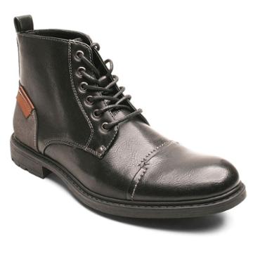 Banana Blues Men's Lace-up Combat Boots, Size: 8, Black