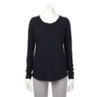 Women's Sonoma Goods For Life&trade; Essential Crewneck Tee, Size: Medium, Black