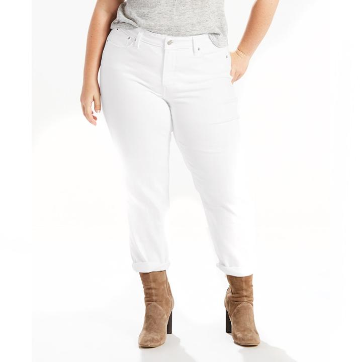Plus Size Levi's Boyfriend Jeans, Women's, Size: 24 W, Natural