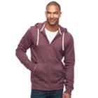 Big & Tall Sonoma Goods For Life&trade; Classic-fit Sherpa-lined Full-zip Fleece Hoodie, Men's, Size: 3xb, Dark Red