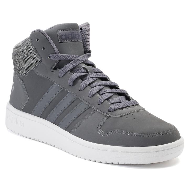 Adidas Neo Hoops Vs Mid 2.0 Men's Basketball Shoes, Size: 12, Dark Grey