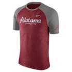 Men's Nike Alabama Crimson Tide Script Raglan Tee, Size: Large, Ovrfl Oth