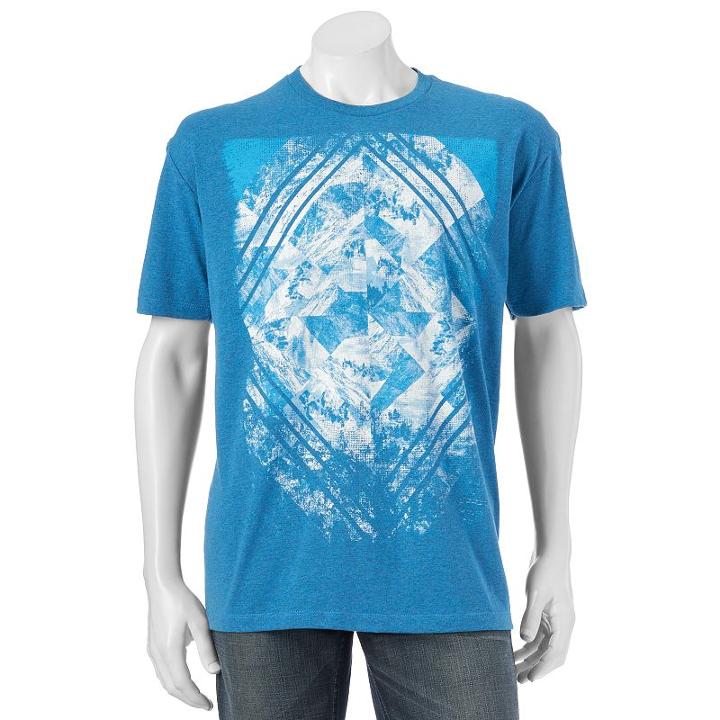 Men's Apt. 9&reg; Graphic Tee, Size: Medium, Light Blue