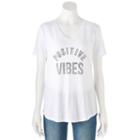 Women's Tek Gear&reg; Dry Tek V-neck Tee, Size: Xs, Natural