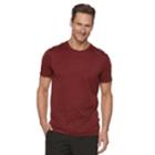 Men's Fila Space-dyed Tee, Size: Large, Dark Red