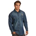 Men's Antigua Purdue Boilermakers Chambray Shirt, Size: Large, Dark Blue