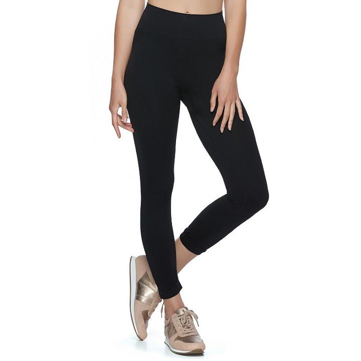 Juniors' So&reg; Mesh Inset Yoga Leggings, Teens, Size: Xl, Oxford
