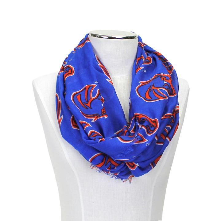 Women's Boise State Broncos Logo Infinity Scarf, Team