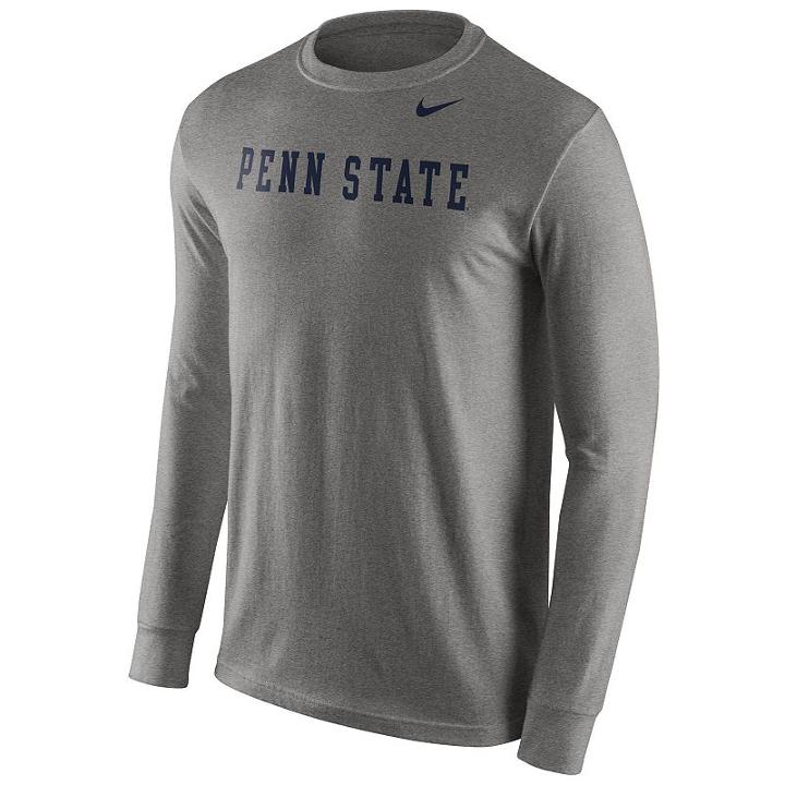 Men's Nike Penn State Nittany Lions Wordmark Tee, Size: Xl, Grey