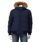 Men's Levi's&reg; Quilted Bomber Parka Jacket, Size: Large, Blue (navy)