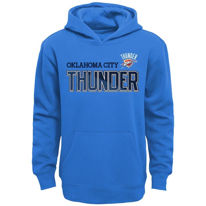 Boys 8-20 Oklahoma City Thunder Fleece Hoodie, Size: L 14-16, Blue