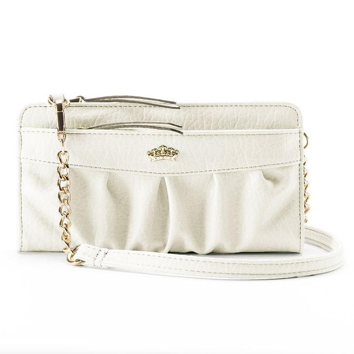 Juicy Couture Zip Convertible Wristlet Wallet, Women's, White
