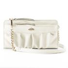 Juicy Couture Zip Convertible Wristlet Wallet, Women's, White