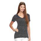 Women's Apt. 9&reg; Essential V-neck Tee, Size: Large, Oxford