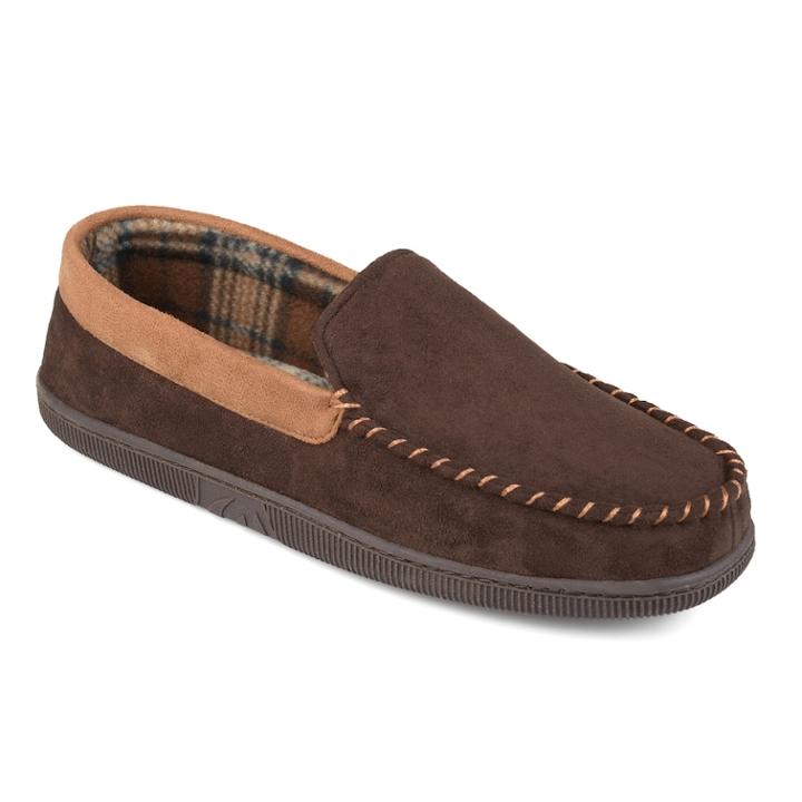 Vance Co. Slater Men's Slippers, Size: Xl, Med Brown