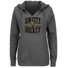 Women's Vegas Golden Knights Sin City Hoodie, Size: Small, Med Grey