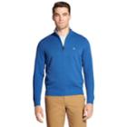 Men's Izod Advantage Sportflex Performance Stretch Fleece Quarter-zip Pullover, Size: Xl, Blue