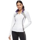 Women's Fila Sport&reg; Long Sleeve Zip-up Jacket, Size: Xs, Natural
