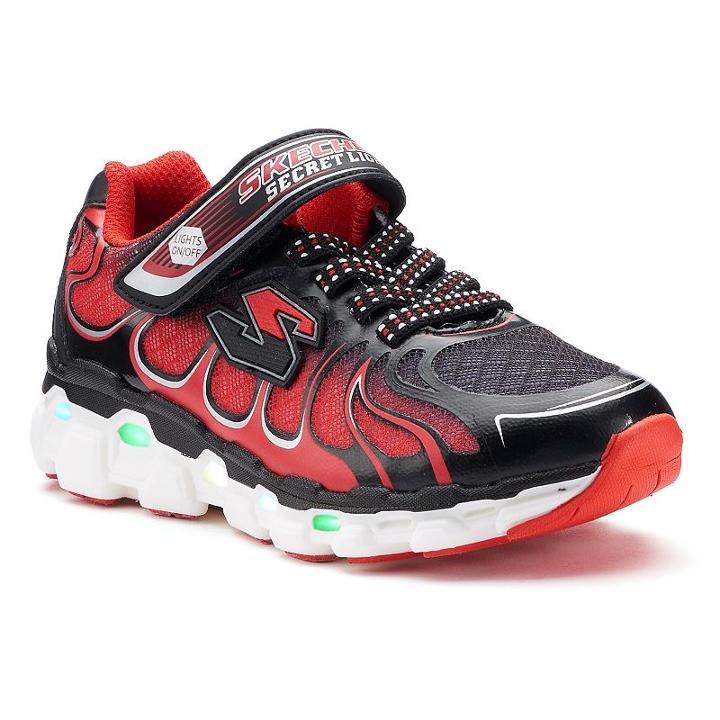 Skechers Skech-rayz Preschool Boys' Light-up Shoes, Boy's, Size: 2, Red Other