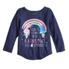 Toddler Girl Jumping Beans&reg; Dreamworks Trolle Poppy & Branch Graphic Tee, Size: 3t, Blue (navy)