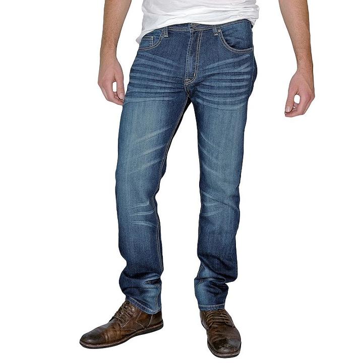 Men's Earl Jean Slim-fit Super-stretch Denim Jeans, Size: 38x34, Blue Other