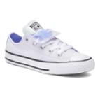 Girls' Converse Chuck Taylor All Star Double Tongue Sneakers, Size: 2, Purple