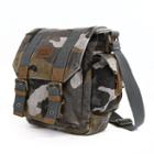 The Same Direction Military-inspired Leather Crossbody Bag, Women's, Grey