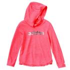 Girls 4-6x Adidas Make Your Mark Climalite Pullover Hoodie, Girl's, Size: 4, Brt Red