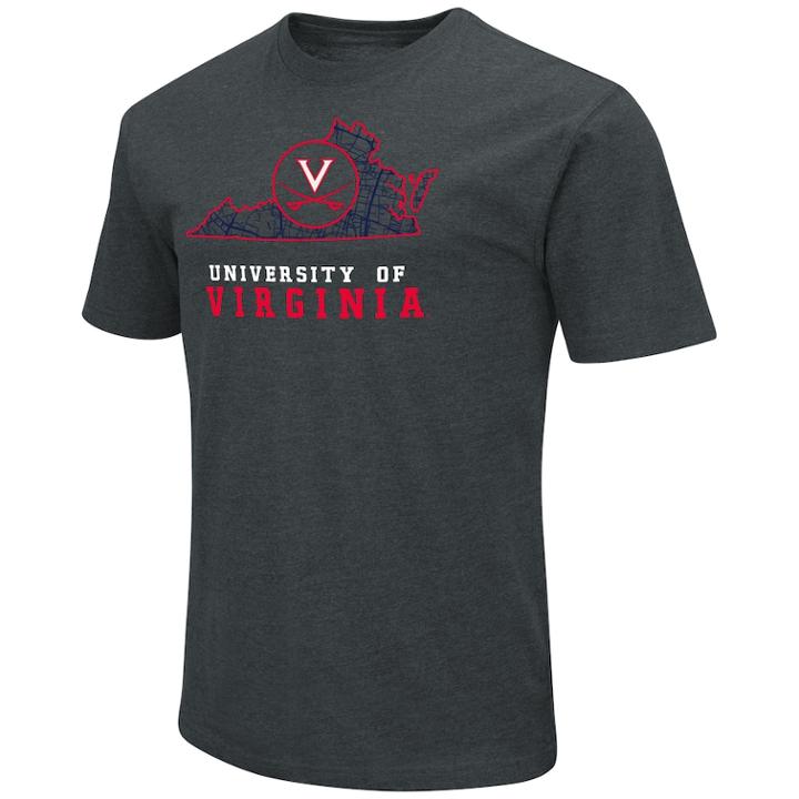 Men's Virginia Cavaliers State Tee, Size: Xxl, Blue (navy)