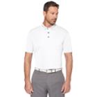 Big & Tall Grand Slam Driflow Regular-fit Mini-ottoman Textured Performance Golf Polo, Men's, Size: Xxl Tall, White