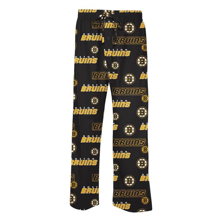 Men's Concepts Sport Boston Bruins Slide Lounge Pants, Size: Small, Black