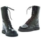 Combat Costume Boots - Adult, Size: Small, Black