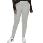 Juniors' Plus Size So&reg; Holiday Leggings, Teens, Size: 3xl, Light Grey