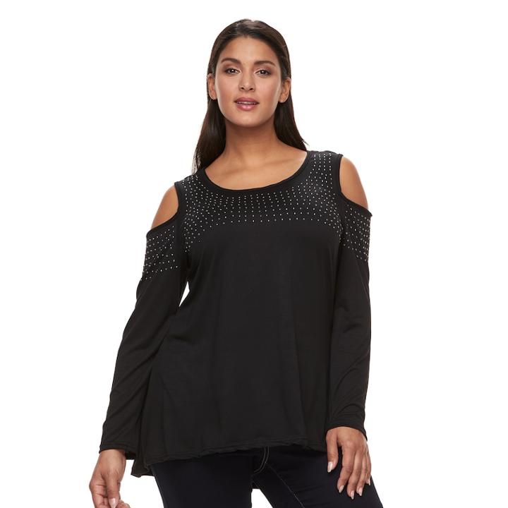 Plus Size French Laundry Cold-shoulder Top, Women's, Size: 1xl, Oxford